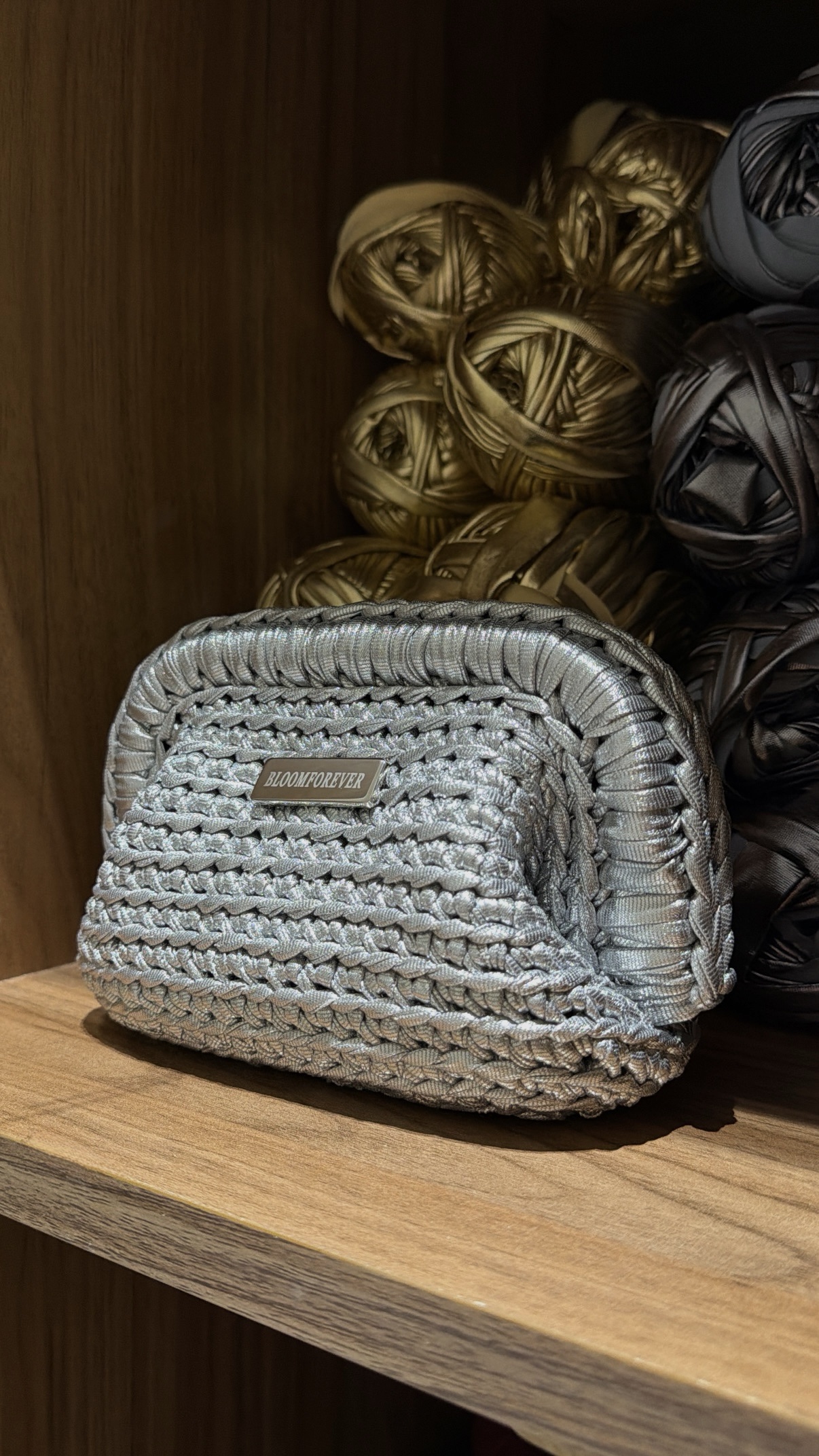 Silver mini bag💿
