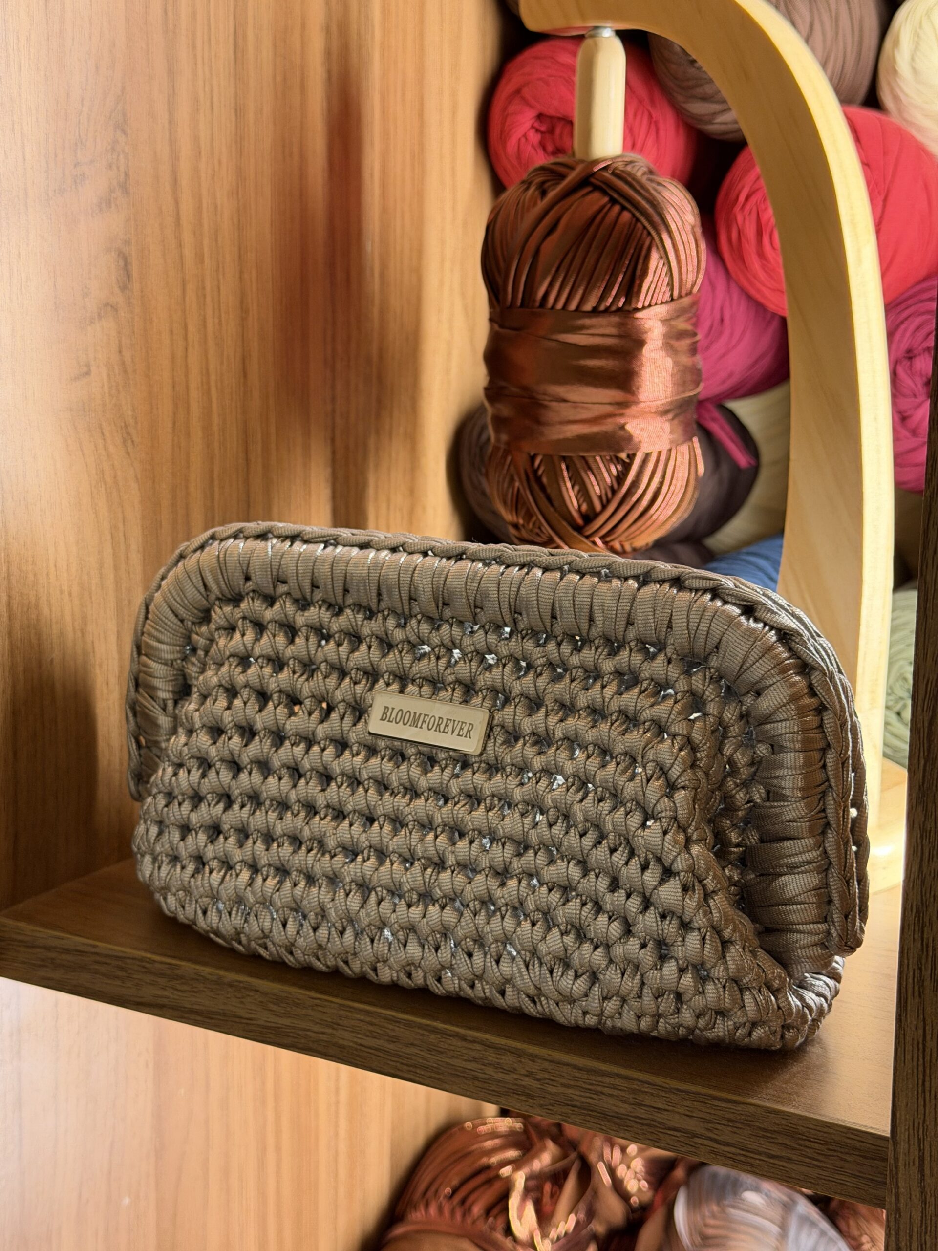 Silver Clutch bag