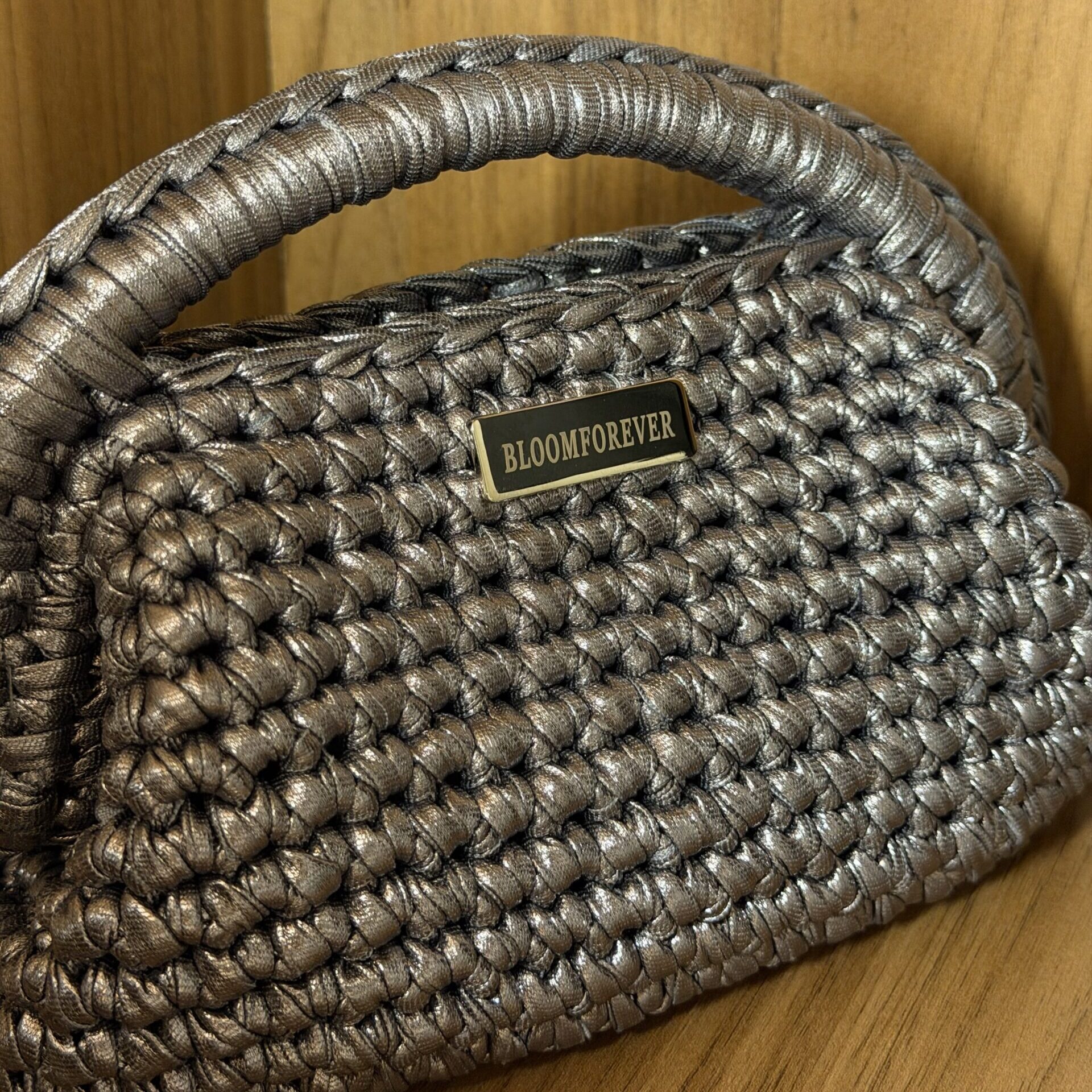 Shimmer Clutch – Pewter Edition