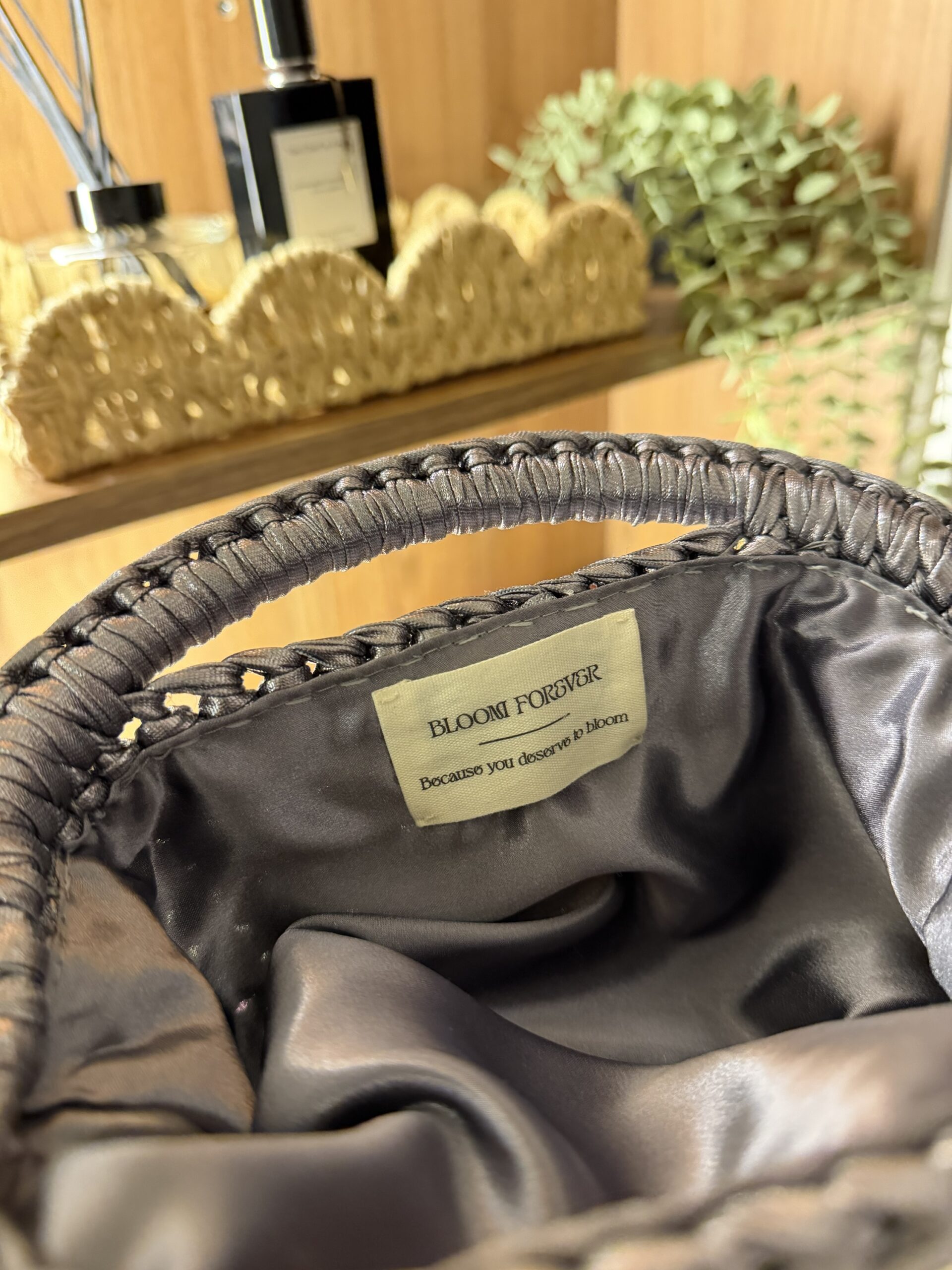 Shimmer Clutch – Pewter Edition